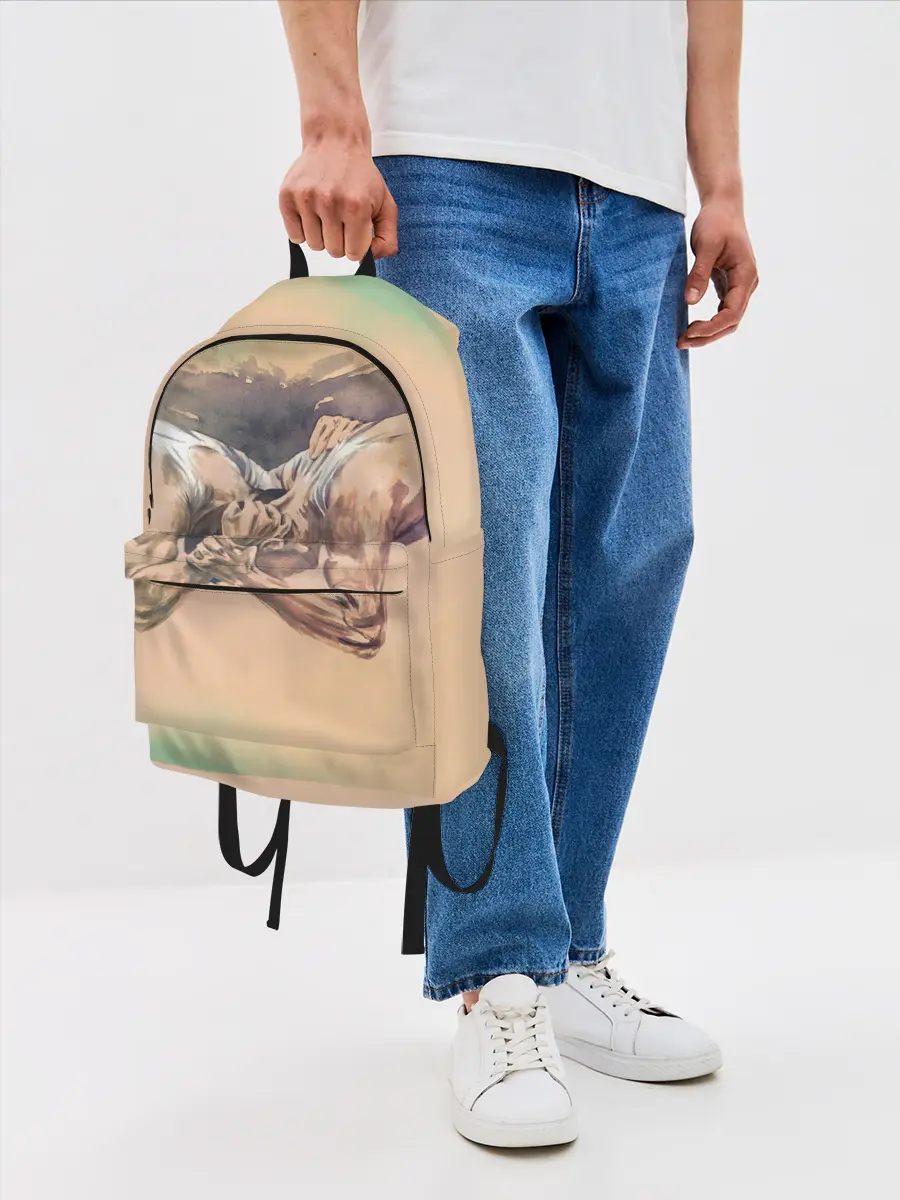 Рюкзак джинсовый / Борьба