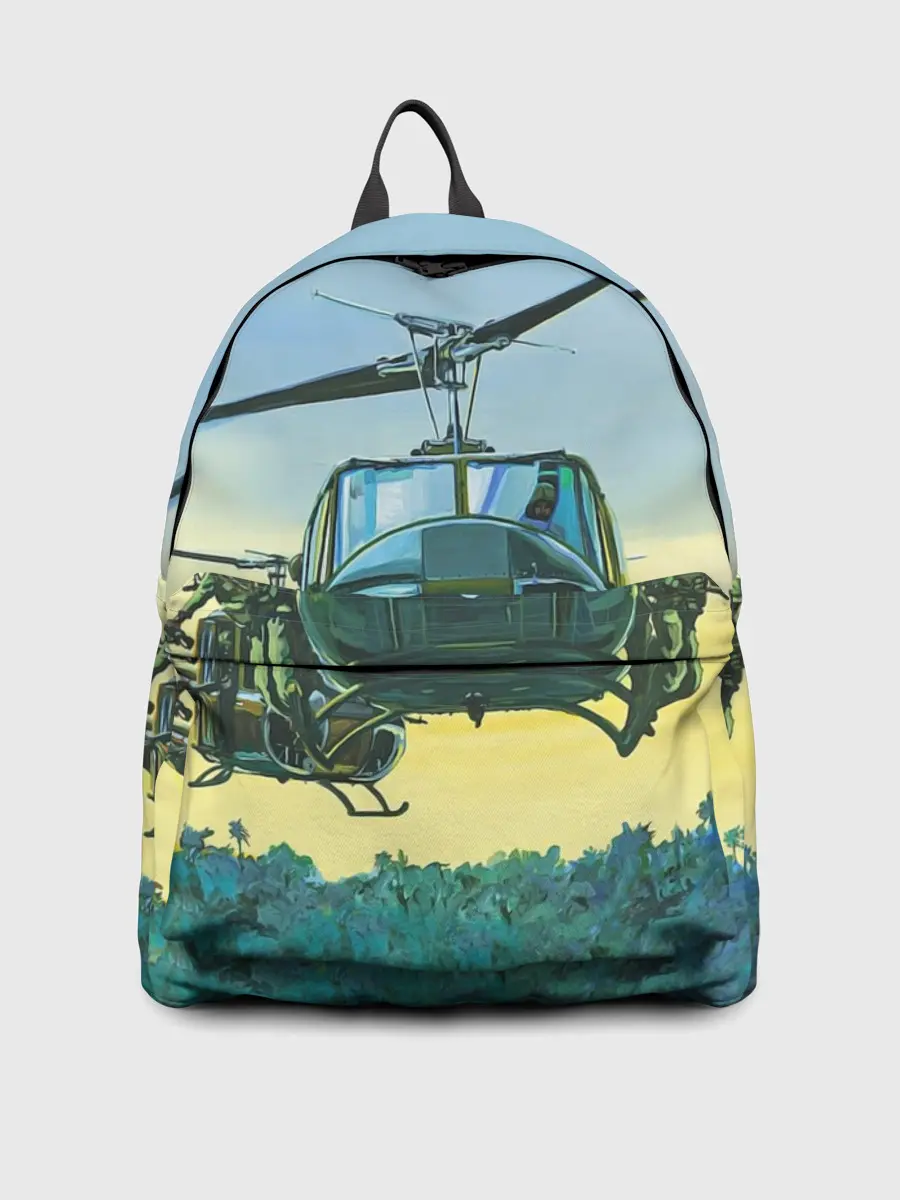 Рюкзак джинсовый / Вертолеты