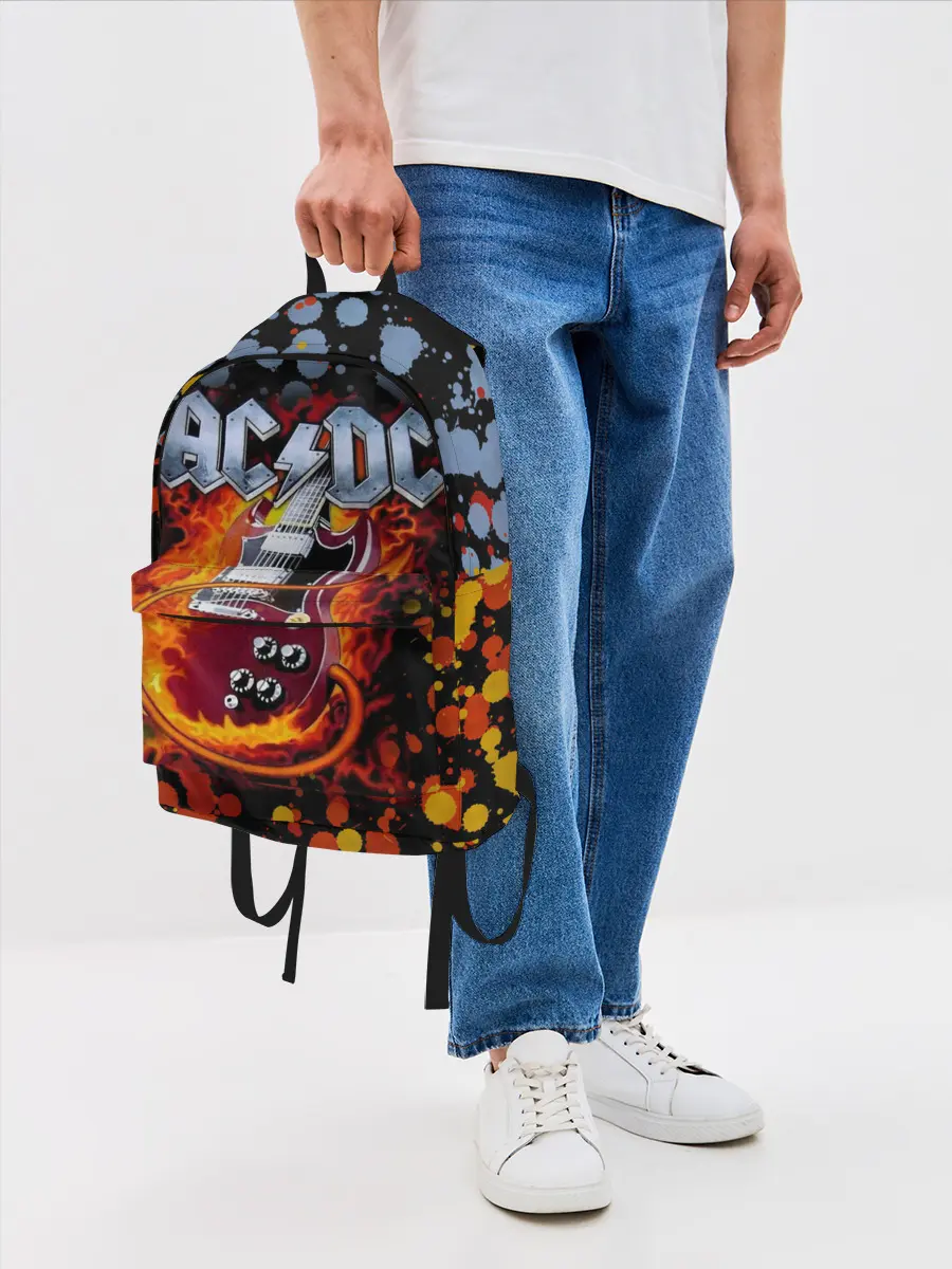 Рюкзак джинсовый / AC/DC