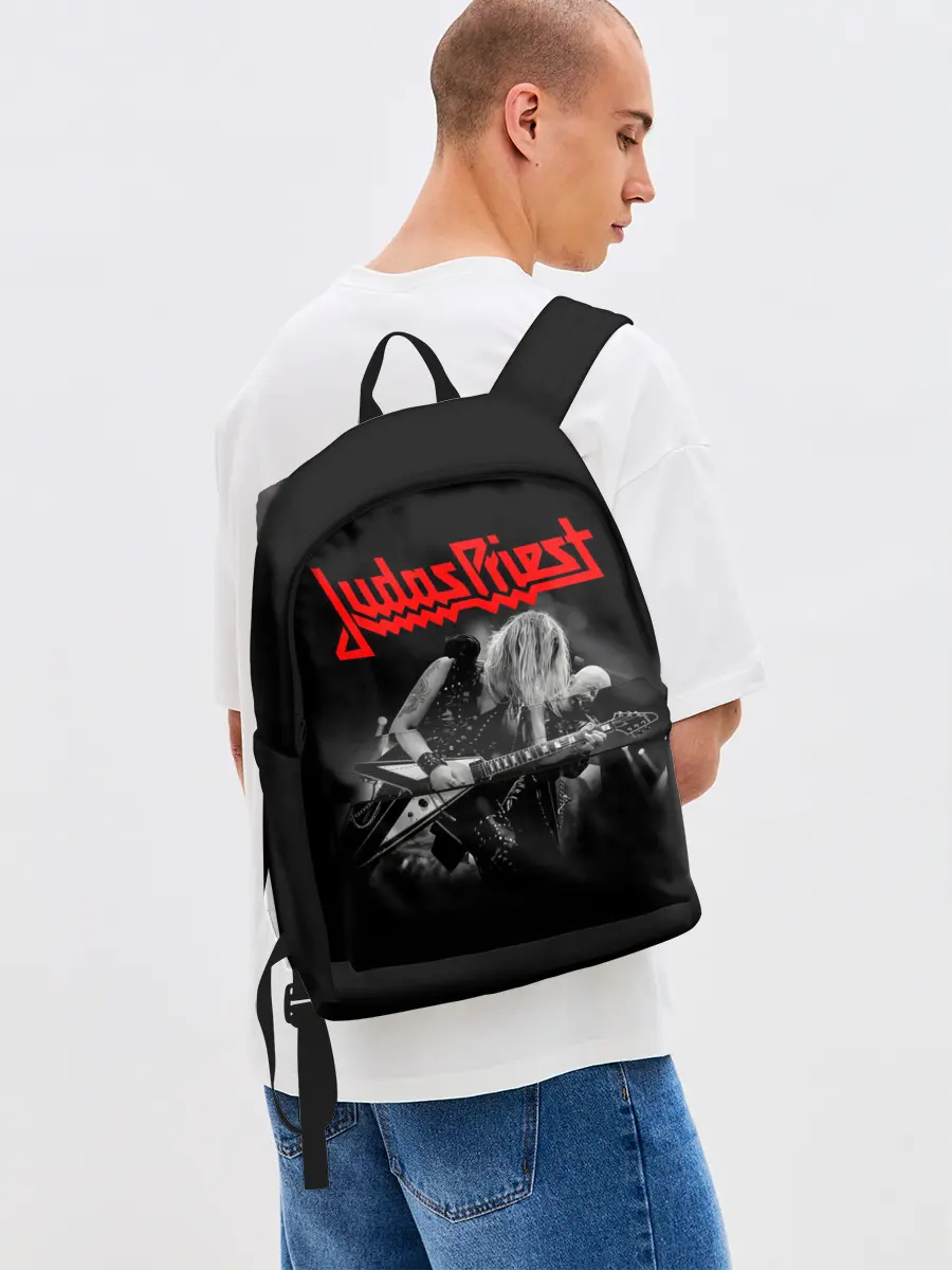 Рюкзак джинсовый / JUDAS PRIEST.
