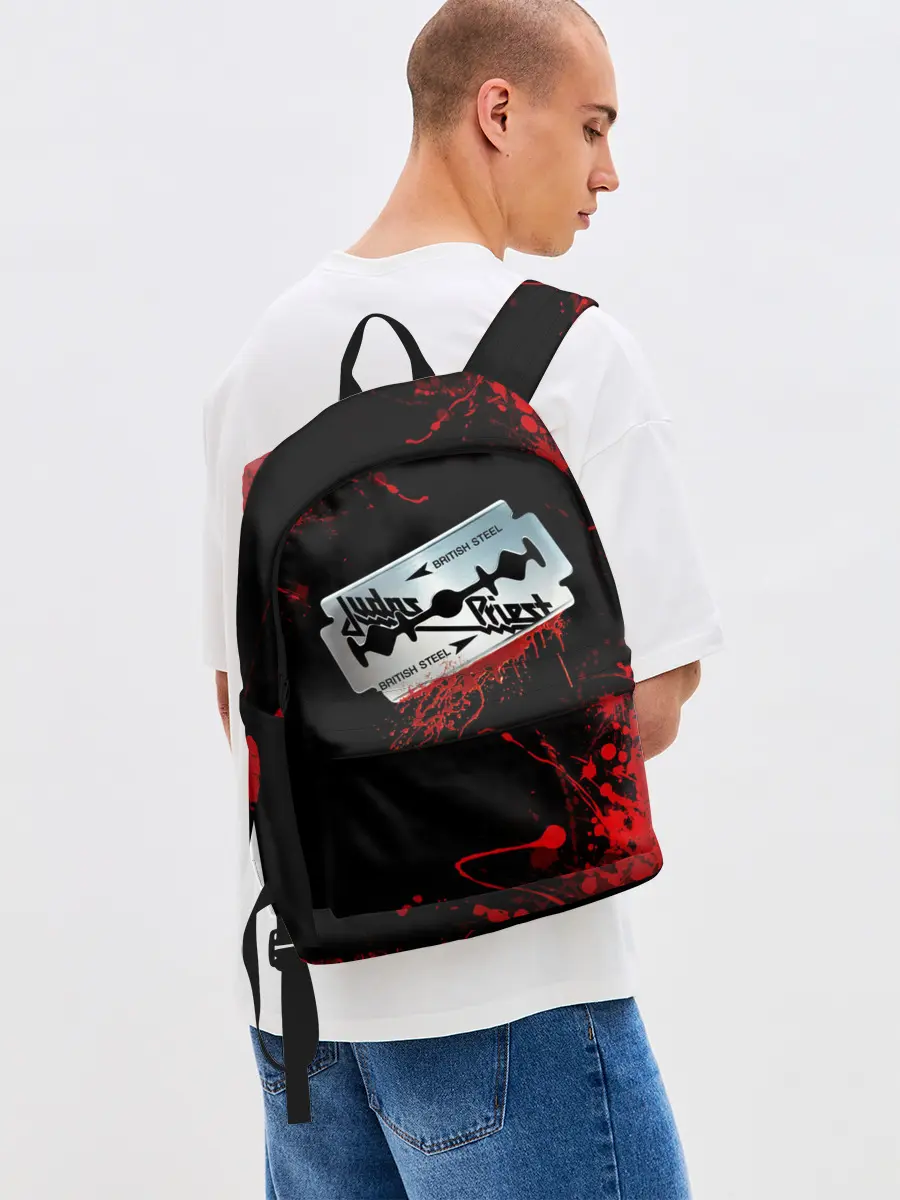 Рюкзак джинсовый / JUDAS PRIEST.