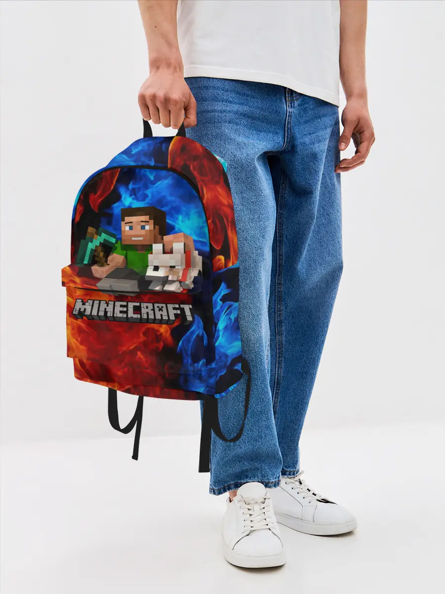 Рюкзак джинсовый / MINECRAFT