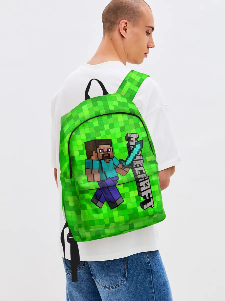 Рюкзак джинсовый / MINECRAFT