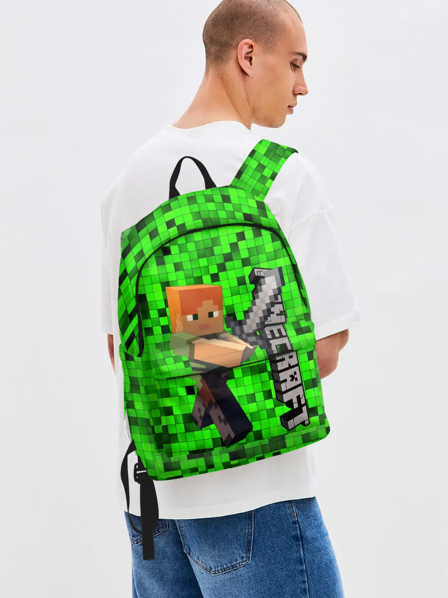 Рюкзак джинсовый / MINECRAFT