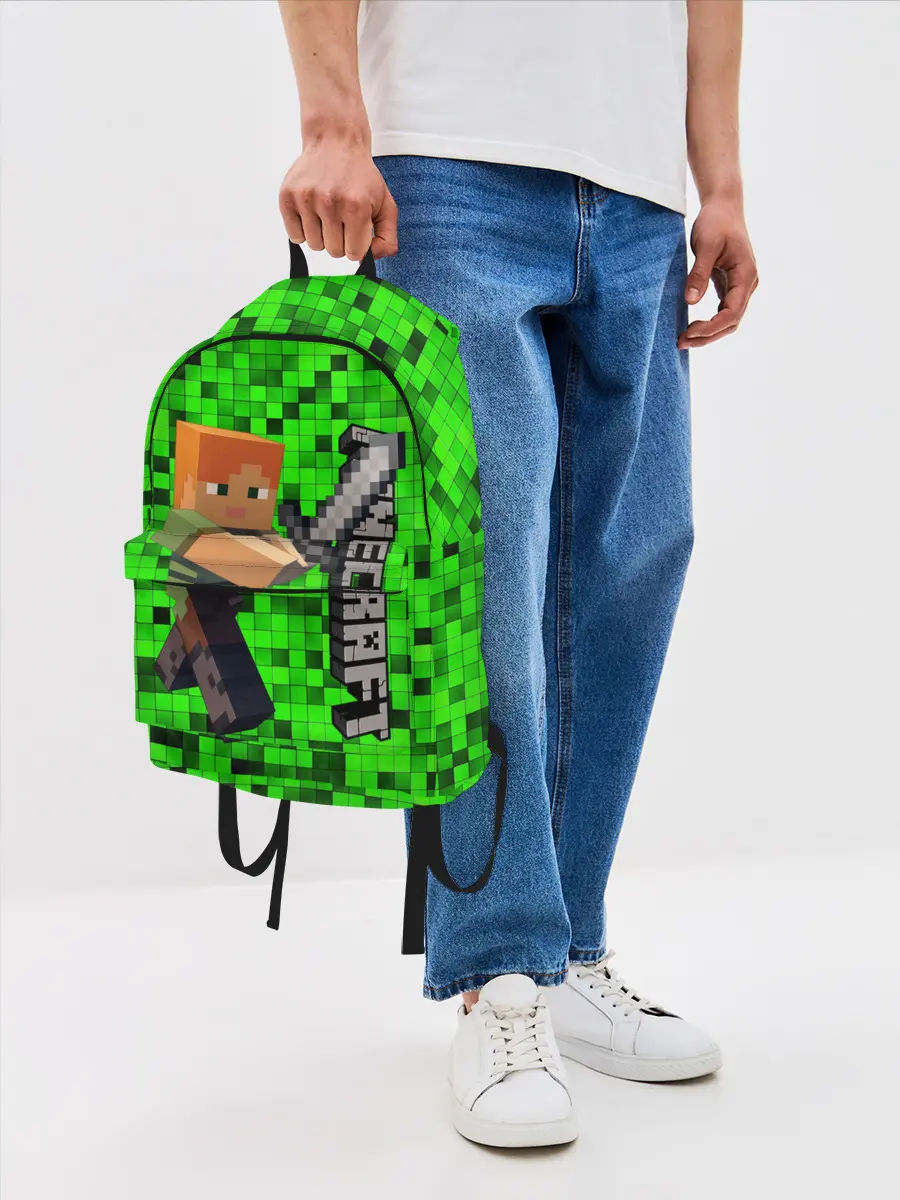 Рюкзак джинсовый / MINECRAFT