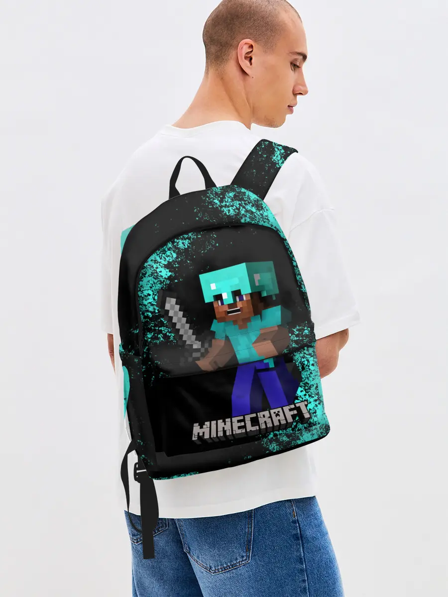 Рюкзак джинсовый / MINECRAFT