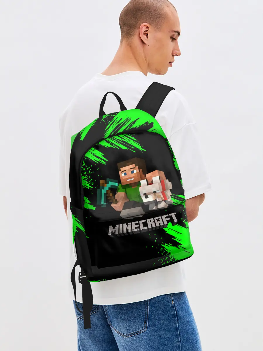 Рюкзак джинсовый / MINECRAFT