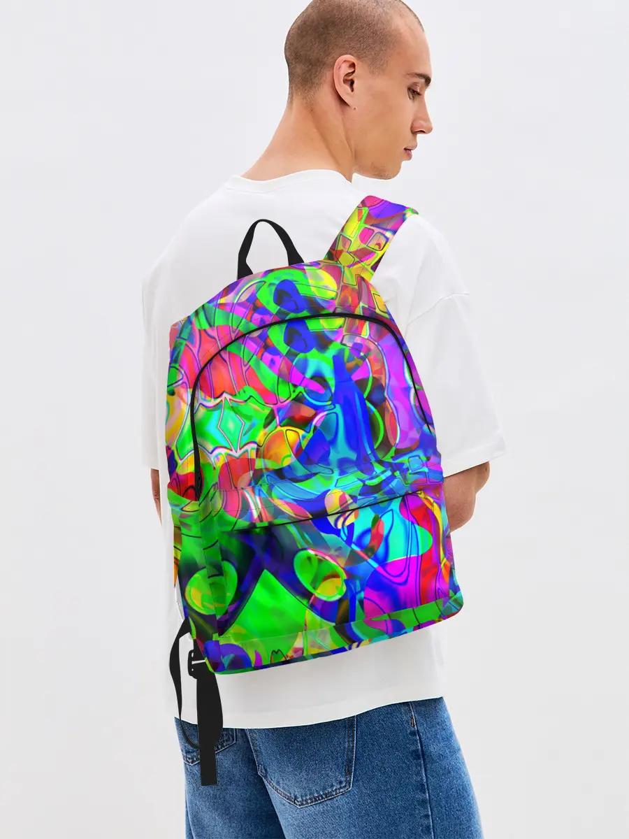 Рюкзак джинсовый / НЕОНОВЫЕ КРАСКИ