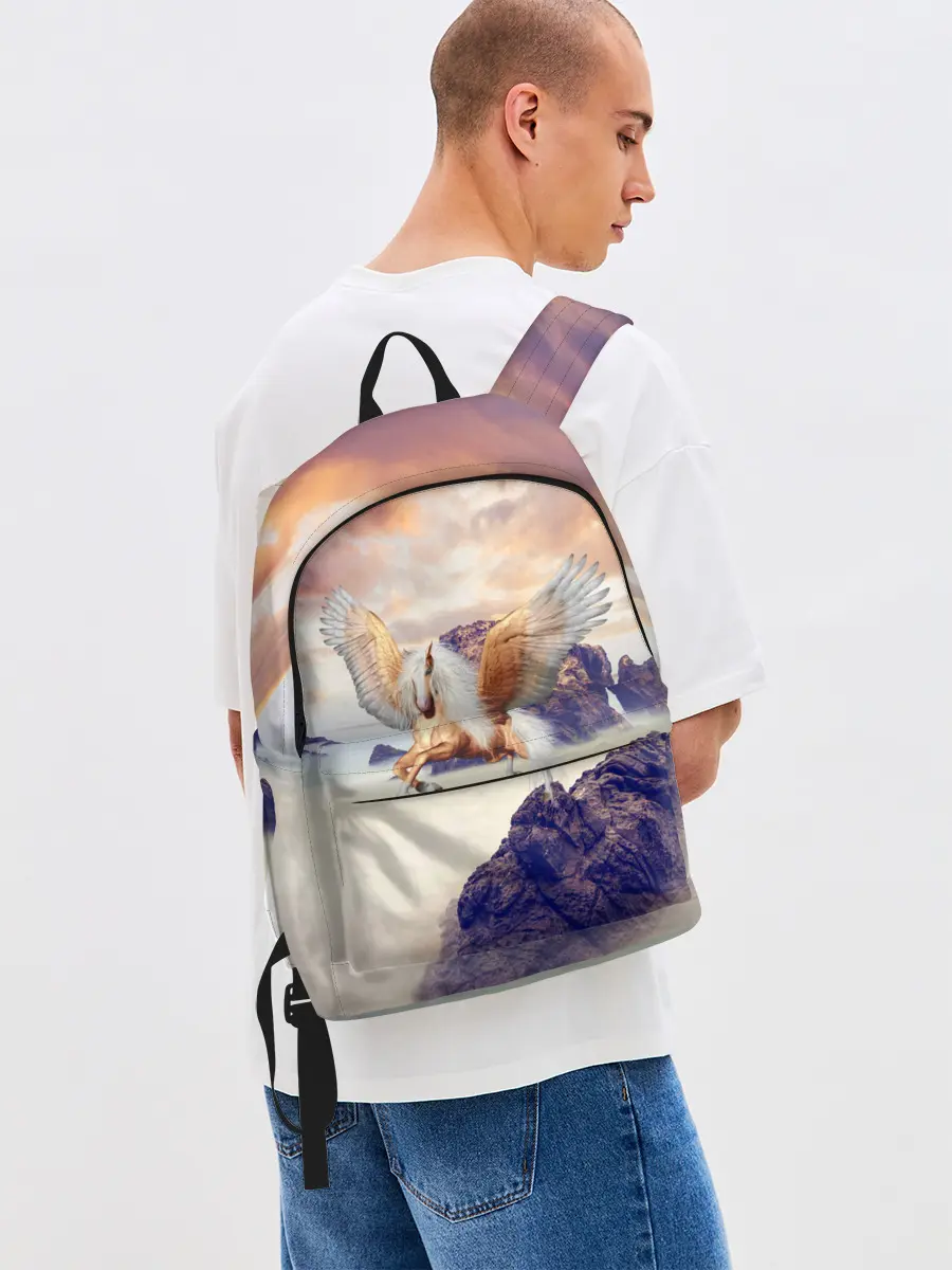 Рюкзак джинсовый / Sea Sunset Horse