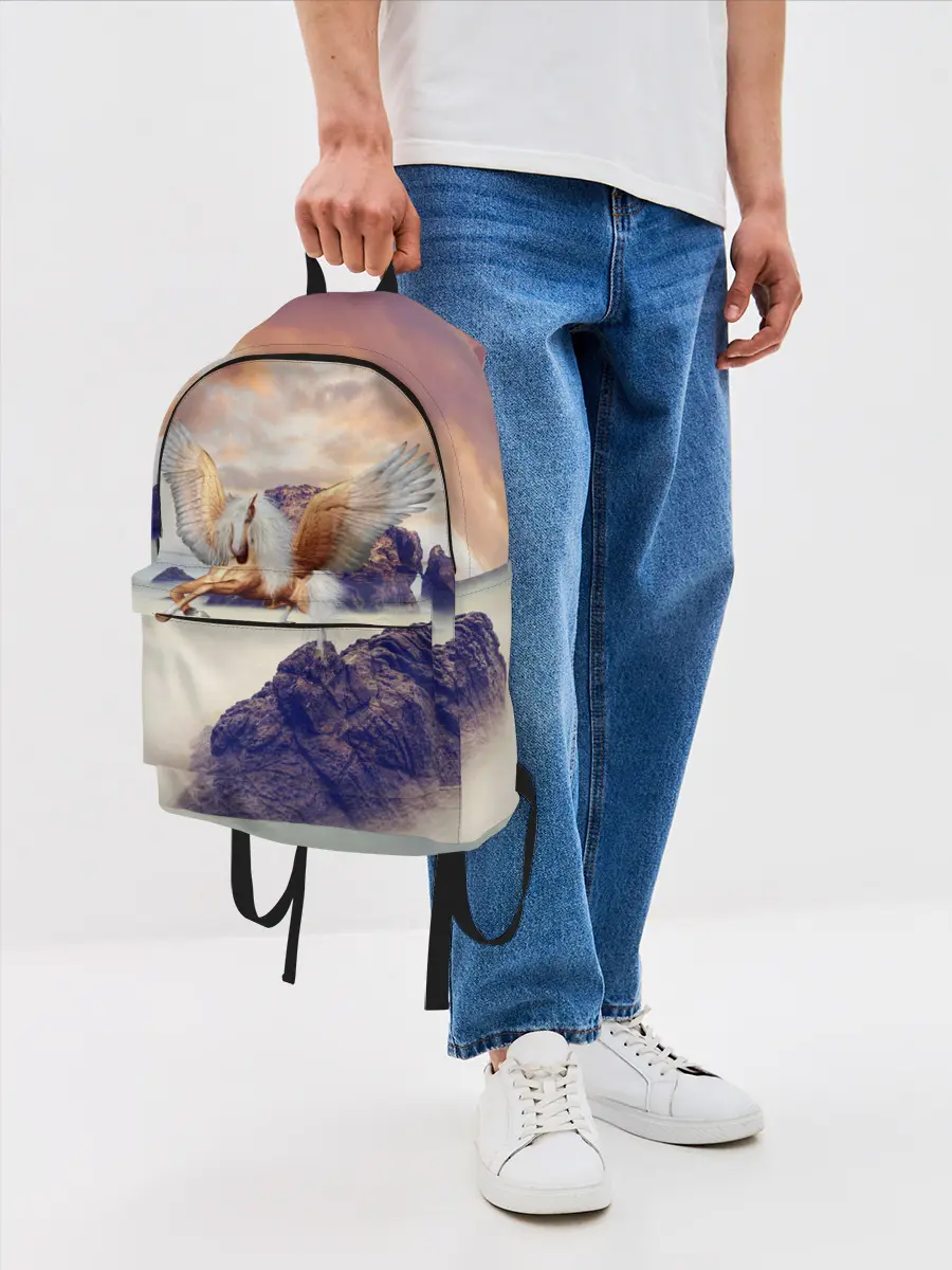 Рюкзак джинсовый / Sea Sunset Horse