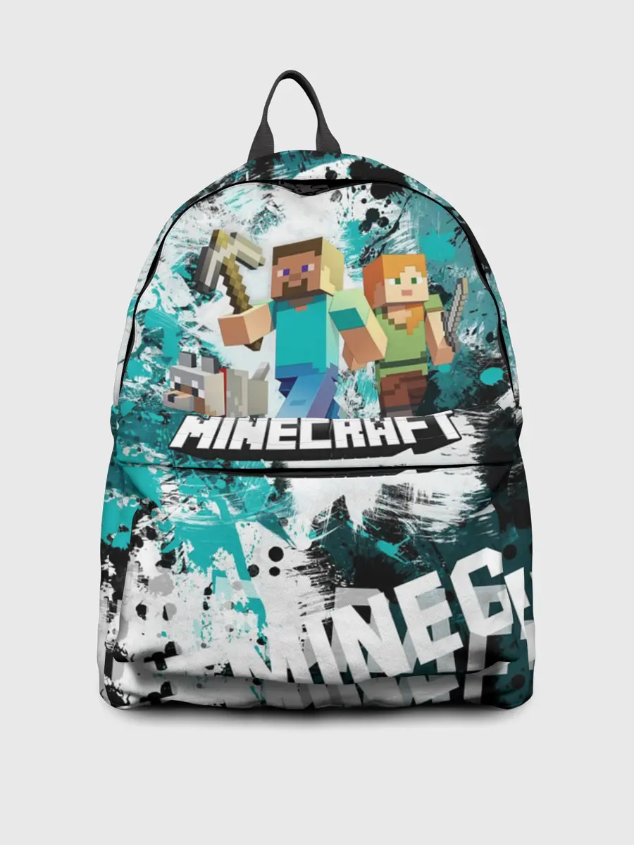Рюкзак джинсовый / Minecraft / Майнкрафт