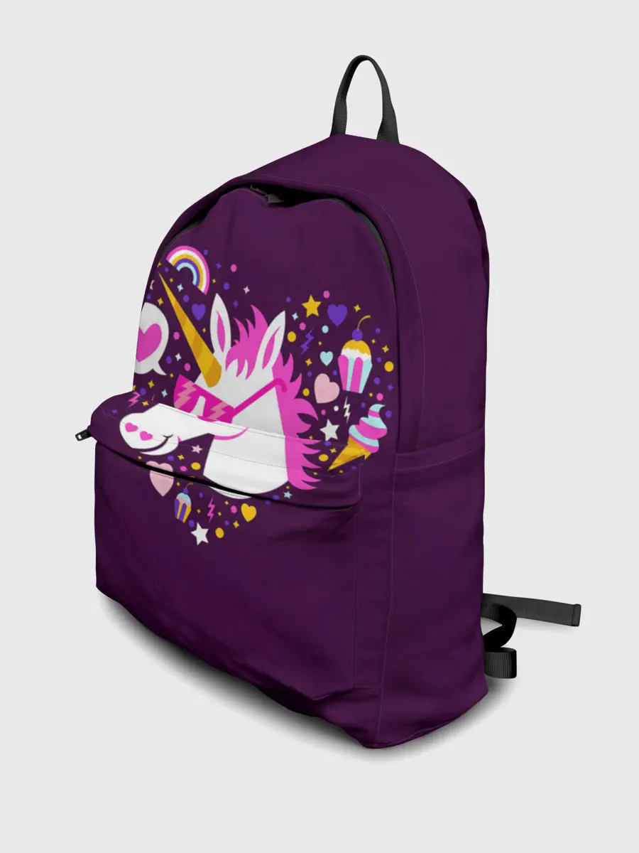 Рюкзак джинсовый / Единорог