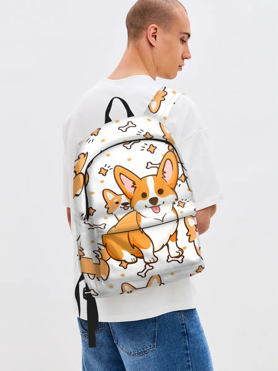 Рюкзак джинсовый / Корги