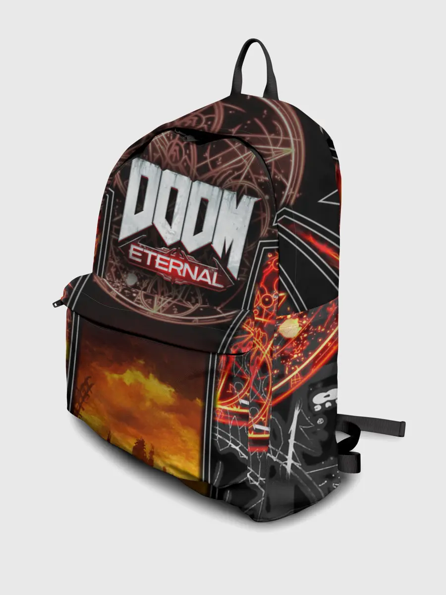 Рюкзак джинсовый / DOOM ETERNAL
