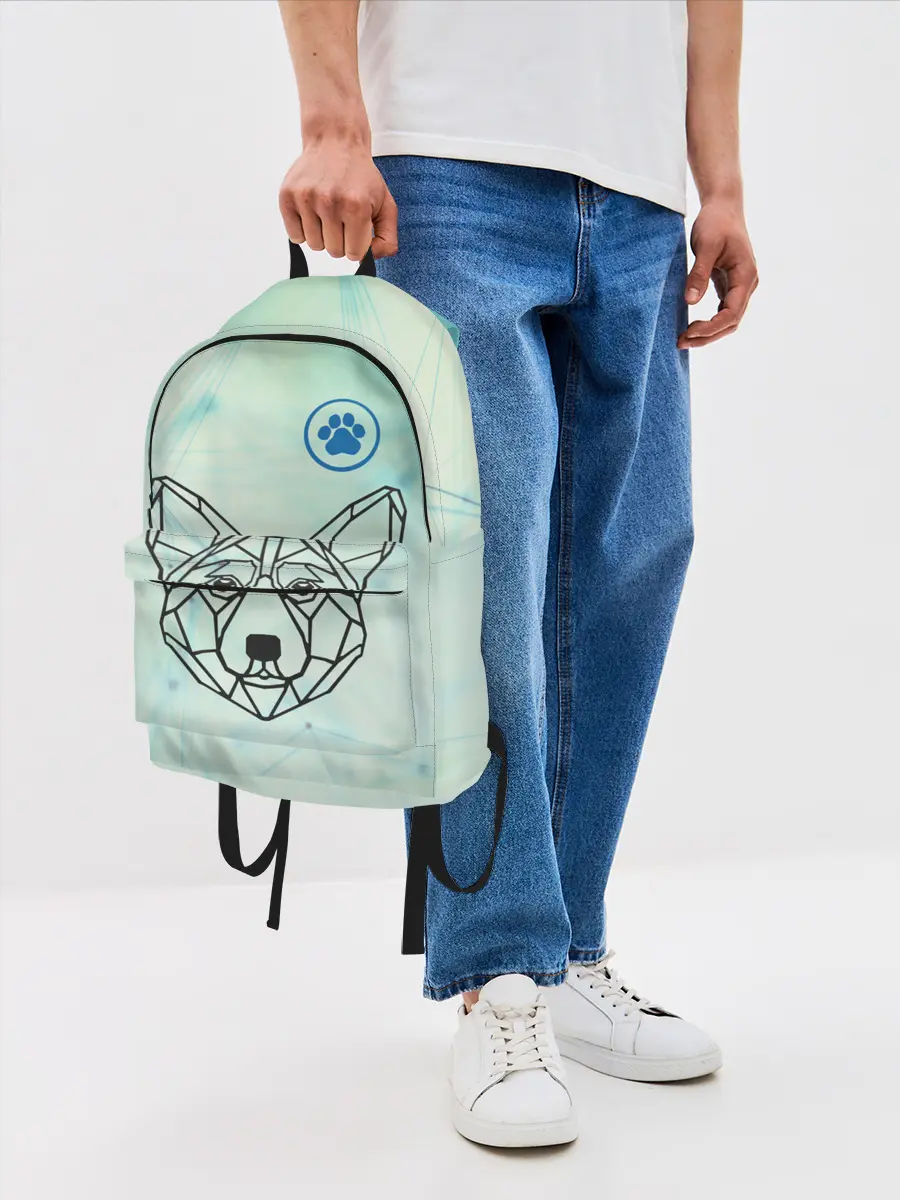 Рюкзак джинсовый / Корги