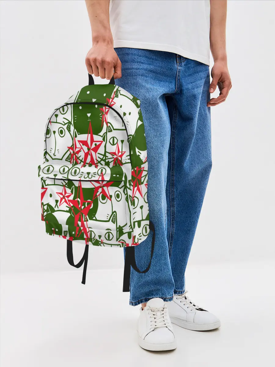 Рюкзак джинсовый / КИСЫ