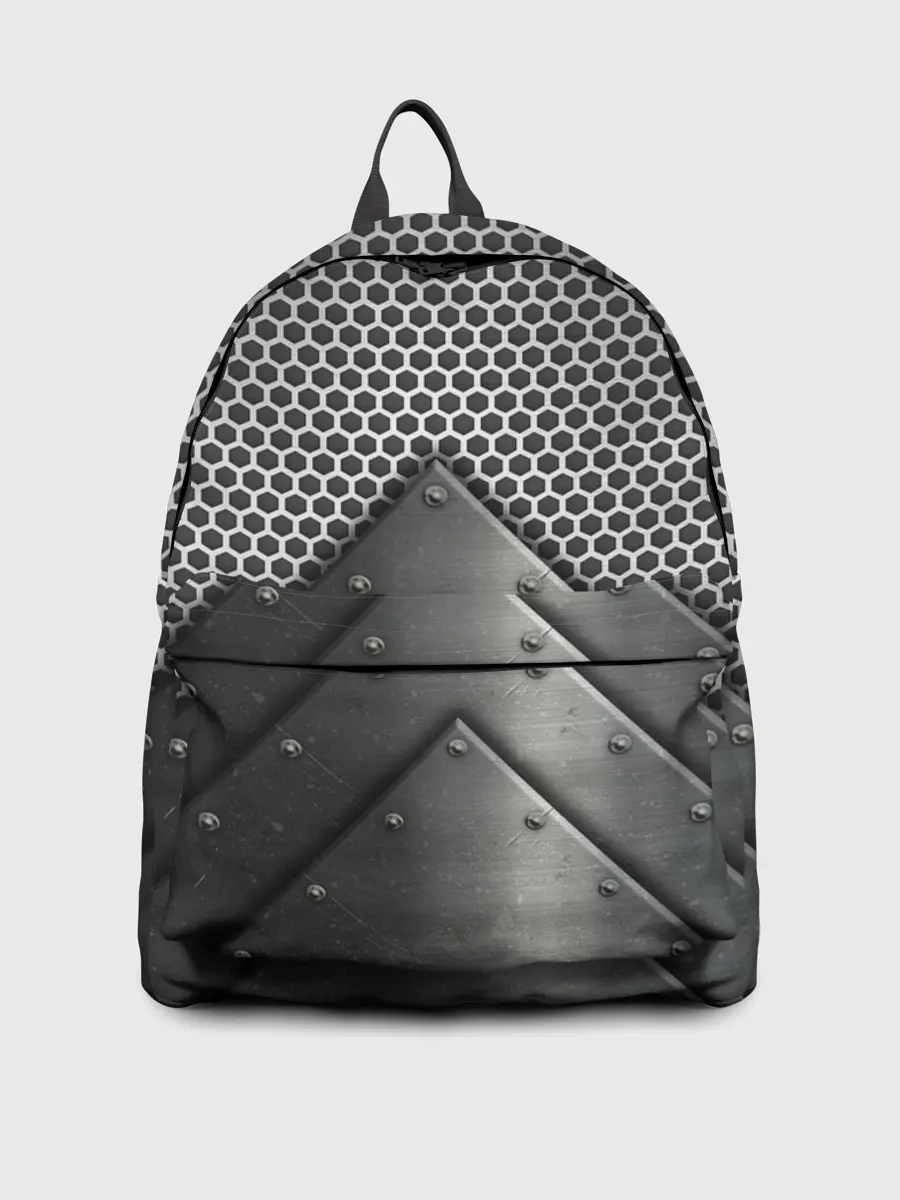 Рюкзак джинсовый / Броня металлическая