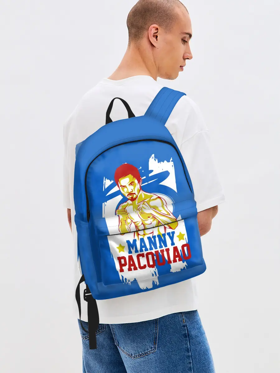 Рюкзак джинсовый / Manny Pacquiao