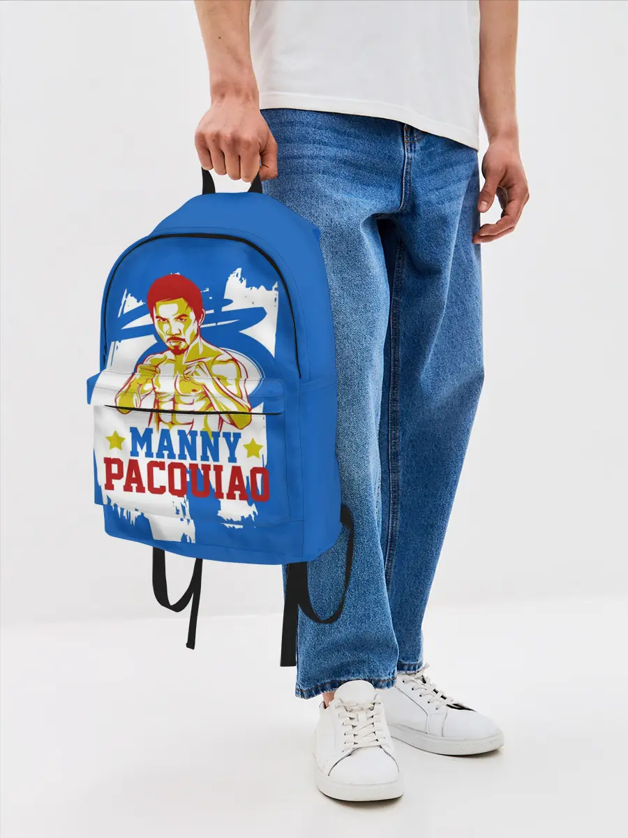 Рюкзак джинсовый / Manny Pacquiao