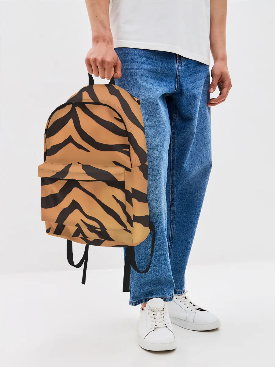 Рюкзак джинсовый / Тигриный камуфляж