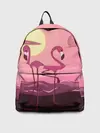 Рюкзак джинсовый / фламинго