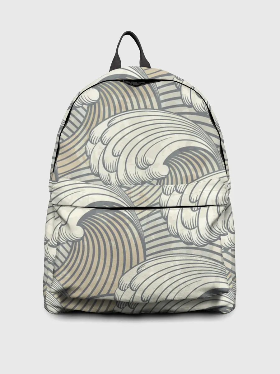 Рюкзак джинсовый / Арт волны