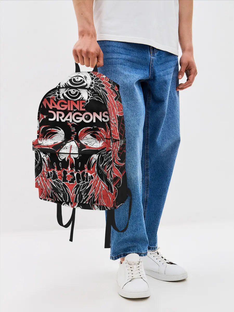Рюкзак джинсовый / Imagine Dragons
