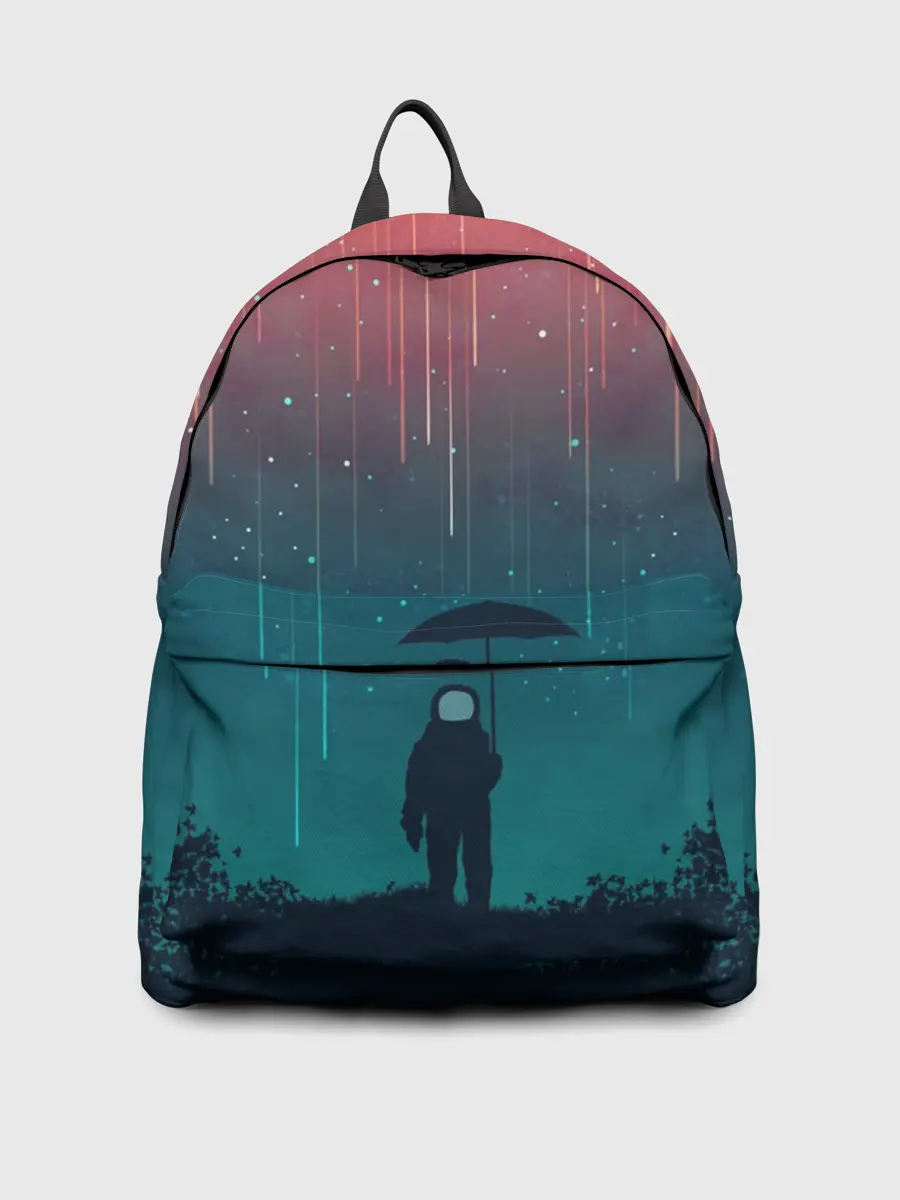 Рюкзак джинсовый / Космический Дождь