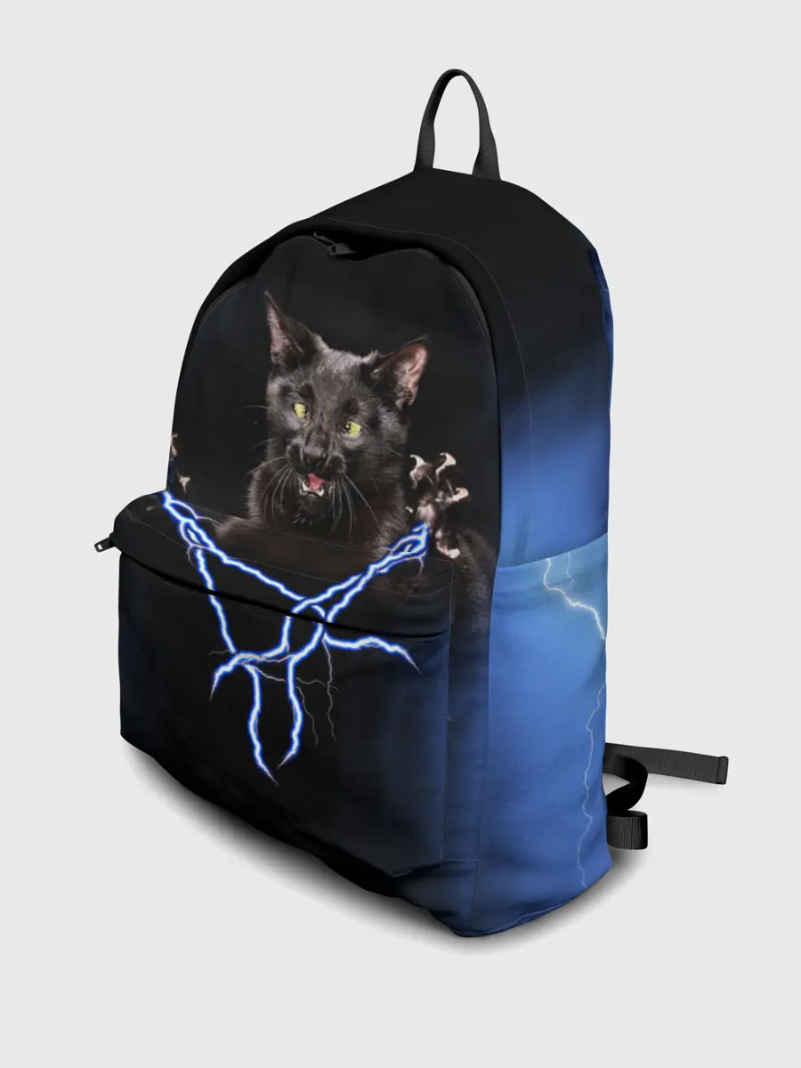 Рюкзак джинсовый / Грозовой кошак