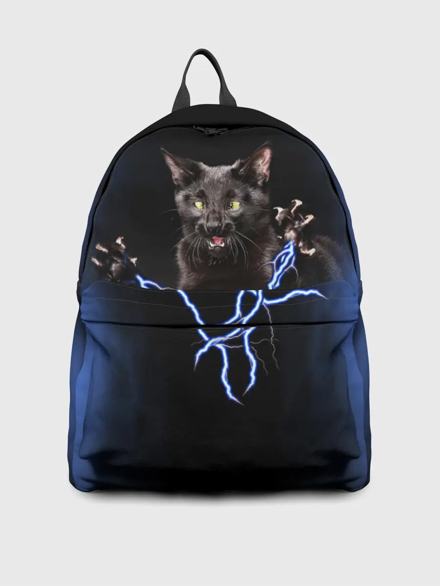 Рюкзак джинсовый / Грозовой кошак