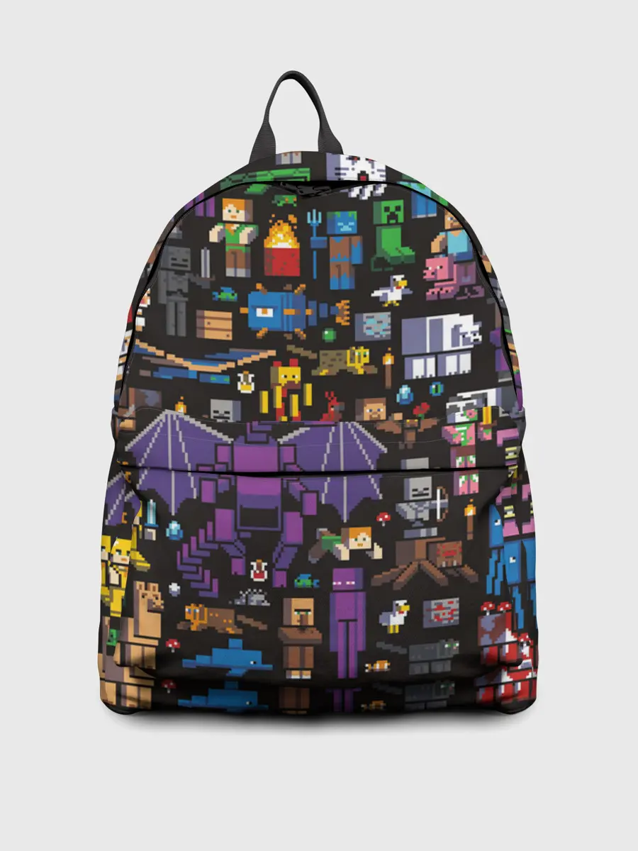 Рюкзак джинсовый / MINECRAFT | МАЙНКРАФТ