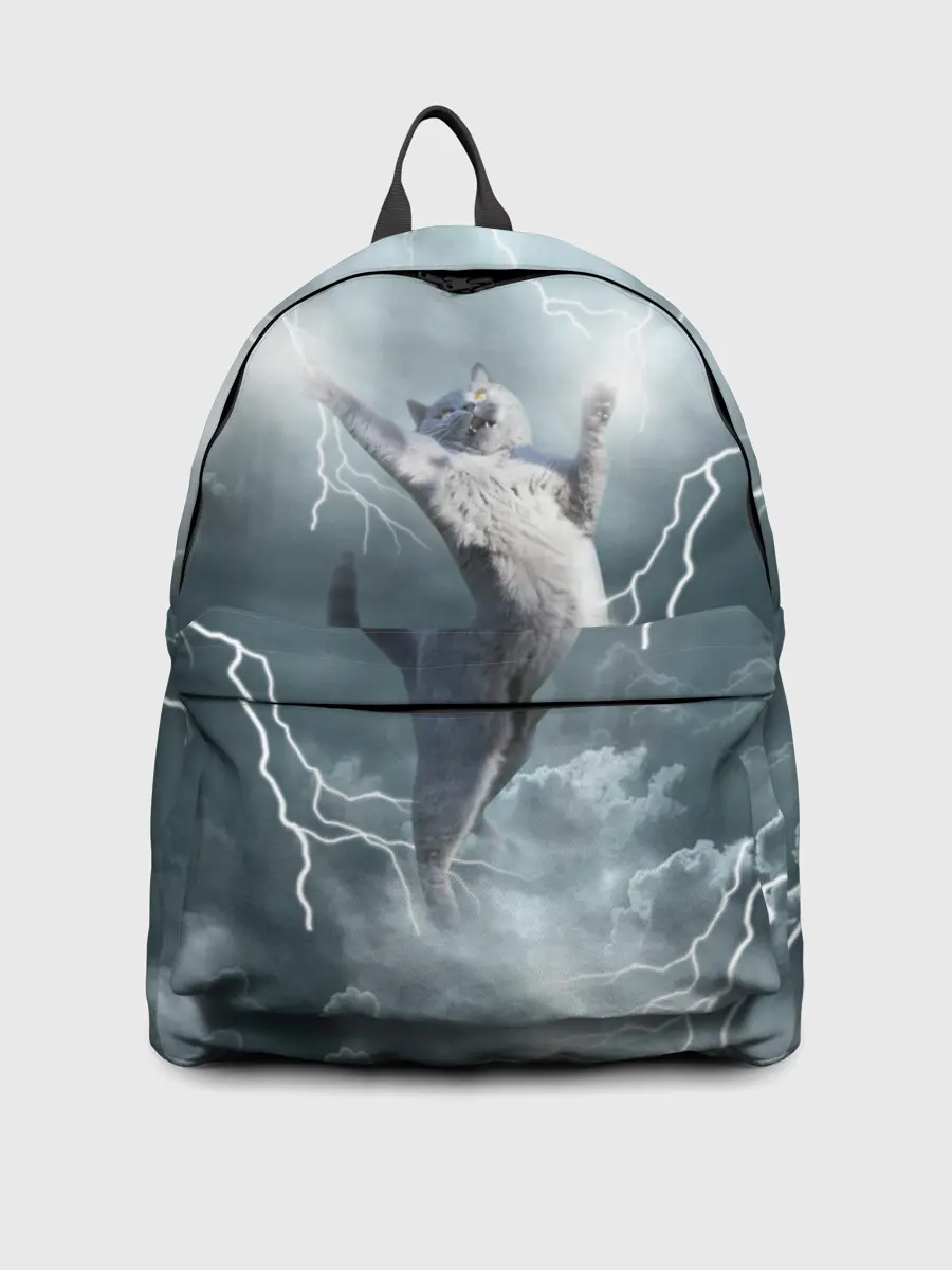 Рюкзак джинсовый / Грозовой кошак.