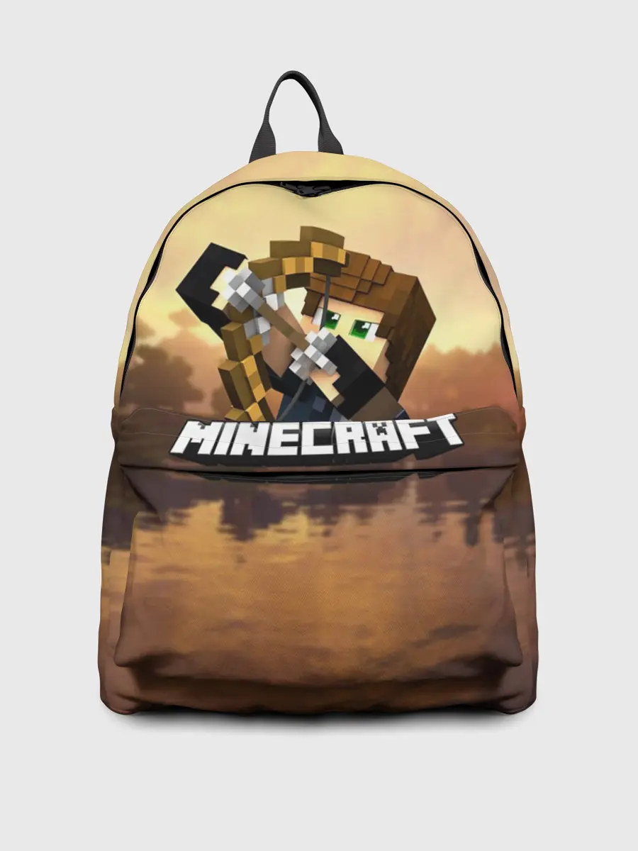 Рюкзак джинсовый / Майнкрафт