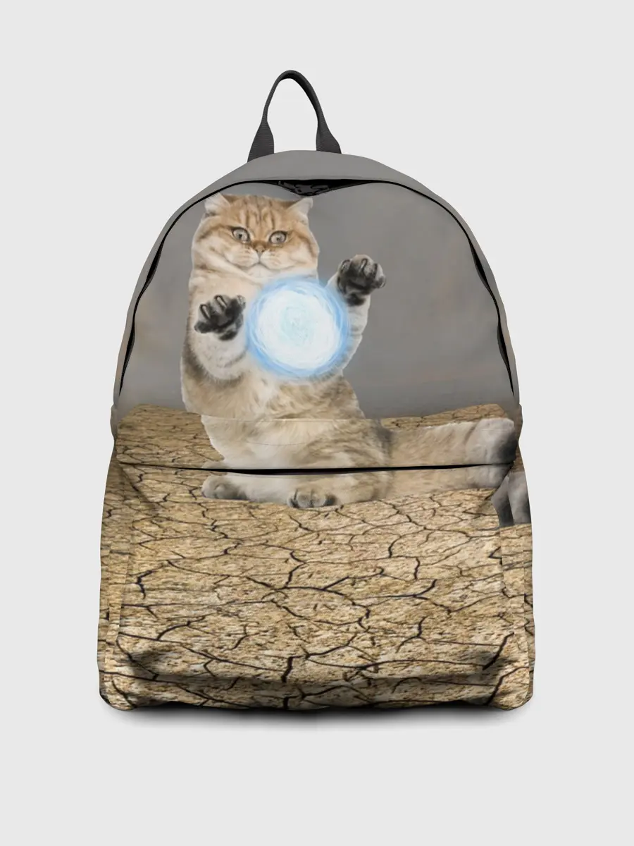 Рюкзак джинсовый / Земляной кошак с расенганом