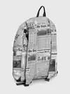 Рюкзак джинсовый / Газета Newspaper