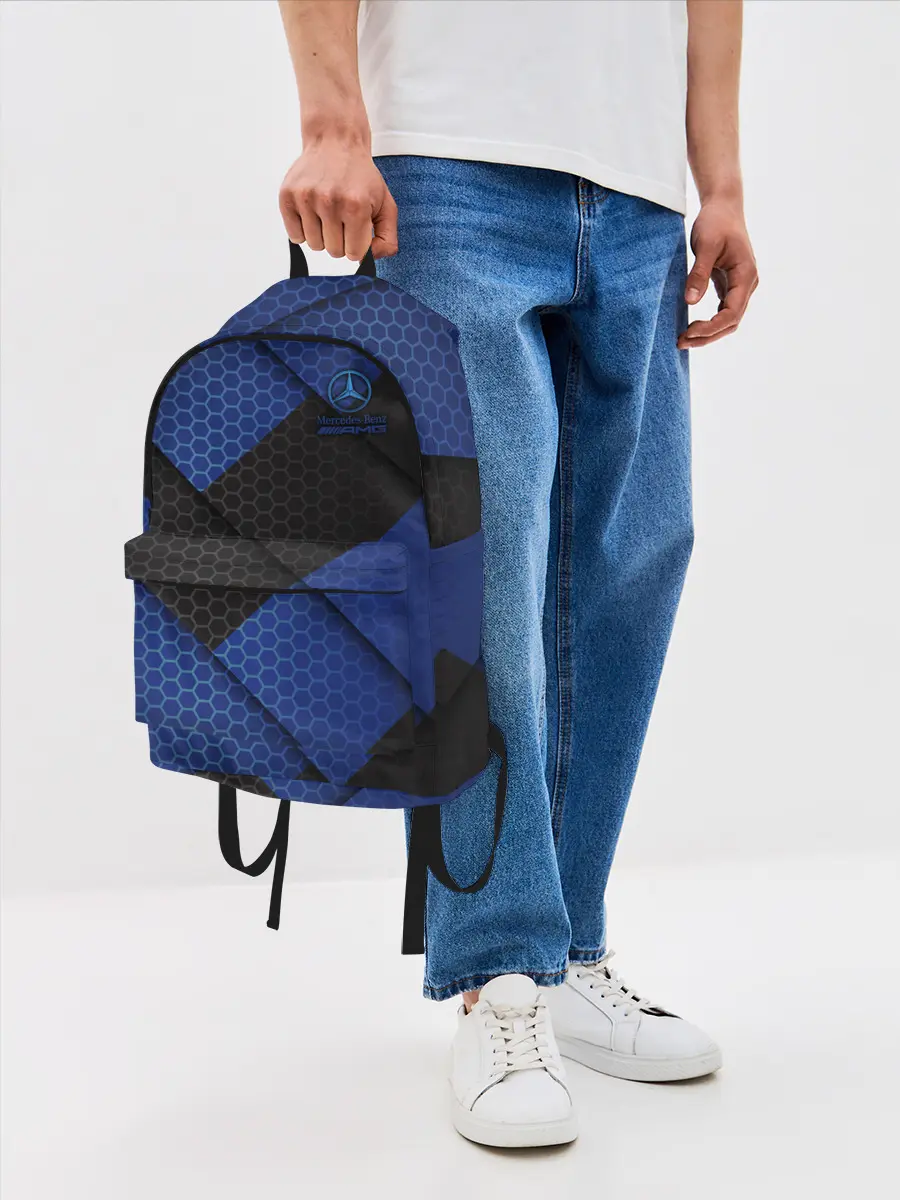 Рюкзак джинсовый / Mercedes-AMG