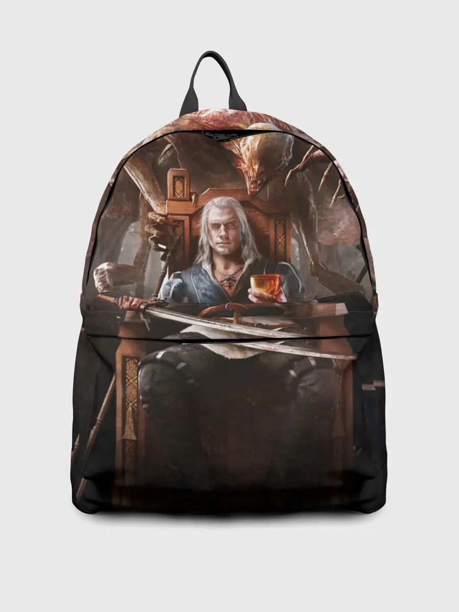 Рюкзак джинсовый / КРОВЬ И ВЕДЬМАК