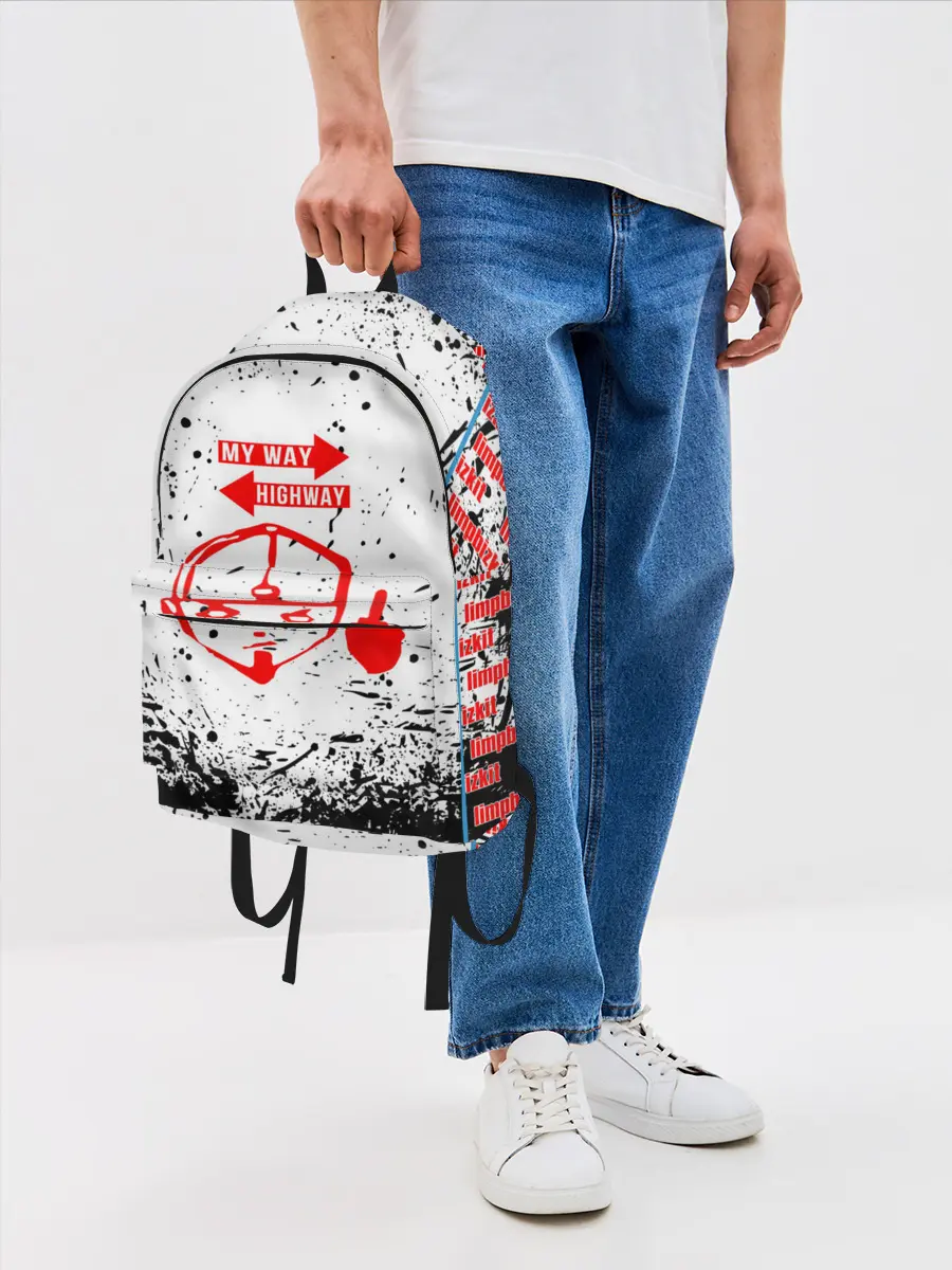 Рюкзак джинсовый / LIMP BIZKIT | ЛИМП БИЗКИТ