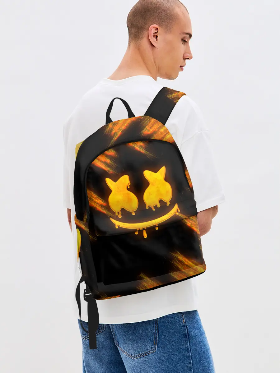 Рюкзак джинсовый / Marshmello