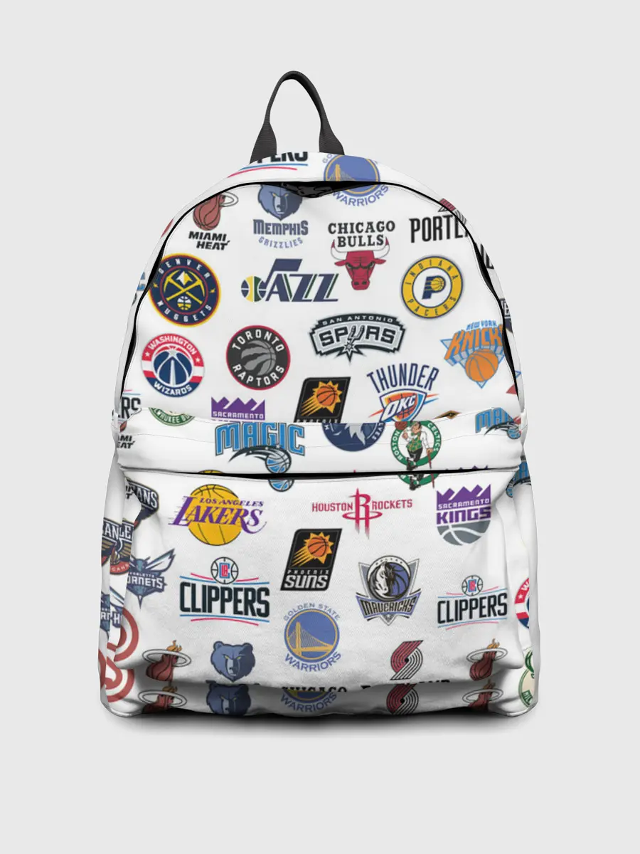Рюкзак джинсовый / NBA Pattern | НБА Паттерн
