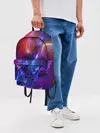 Рюкзак джинсовый / Universe Neon