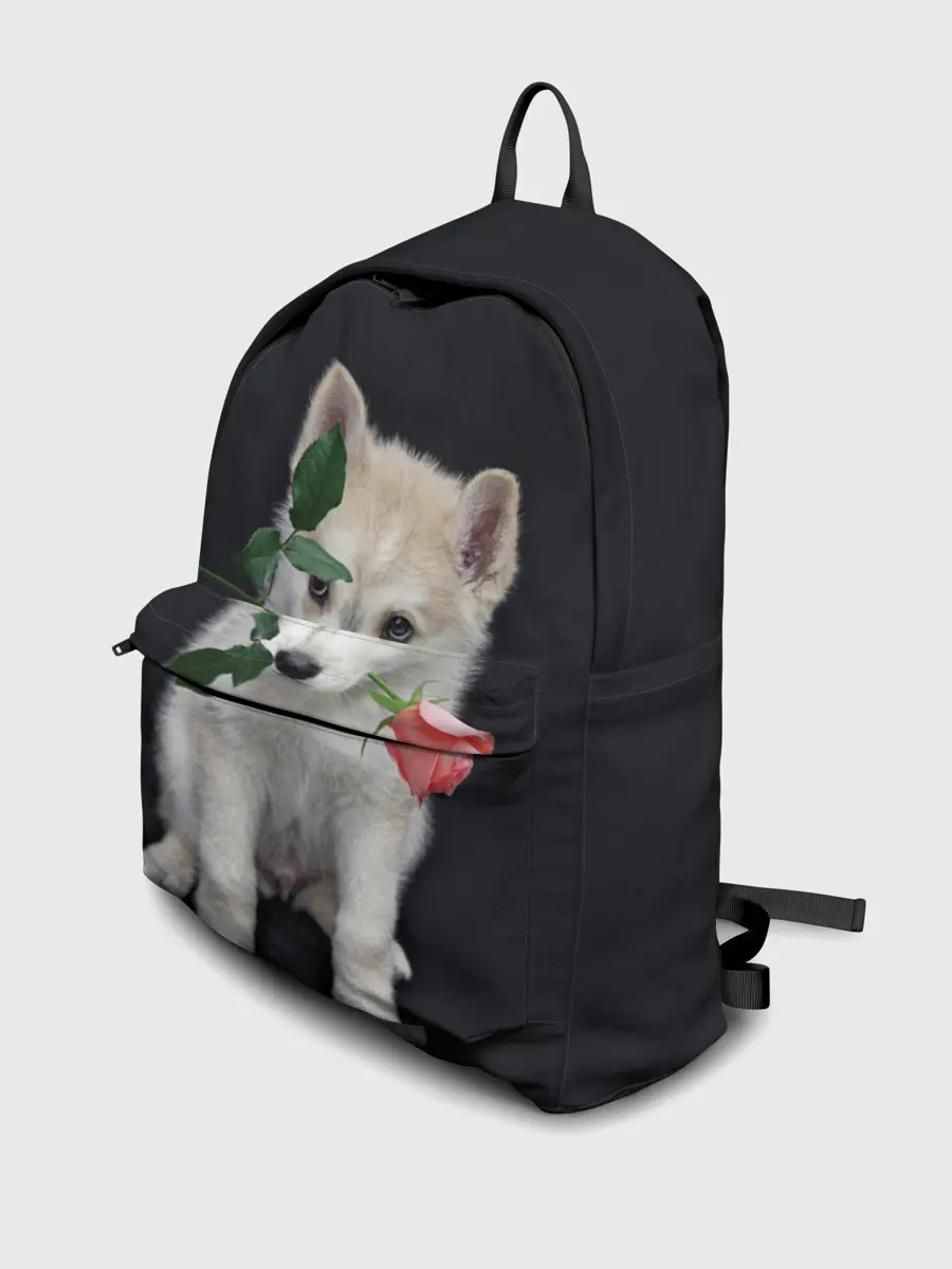 Рюкзак джинсовый / Щенок в подарок