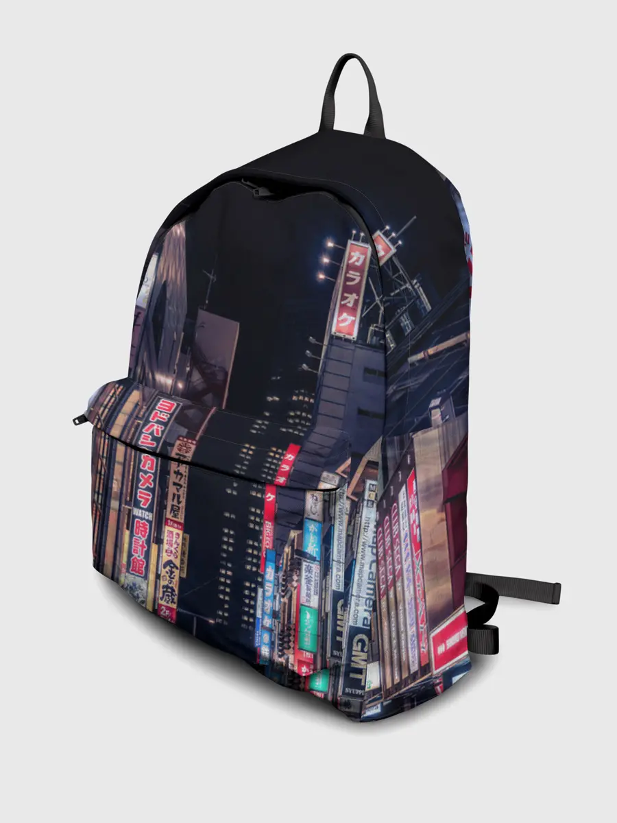 Рюкзак джинсовый / Ночной Токио