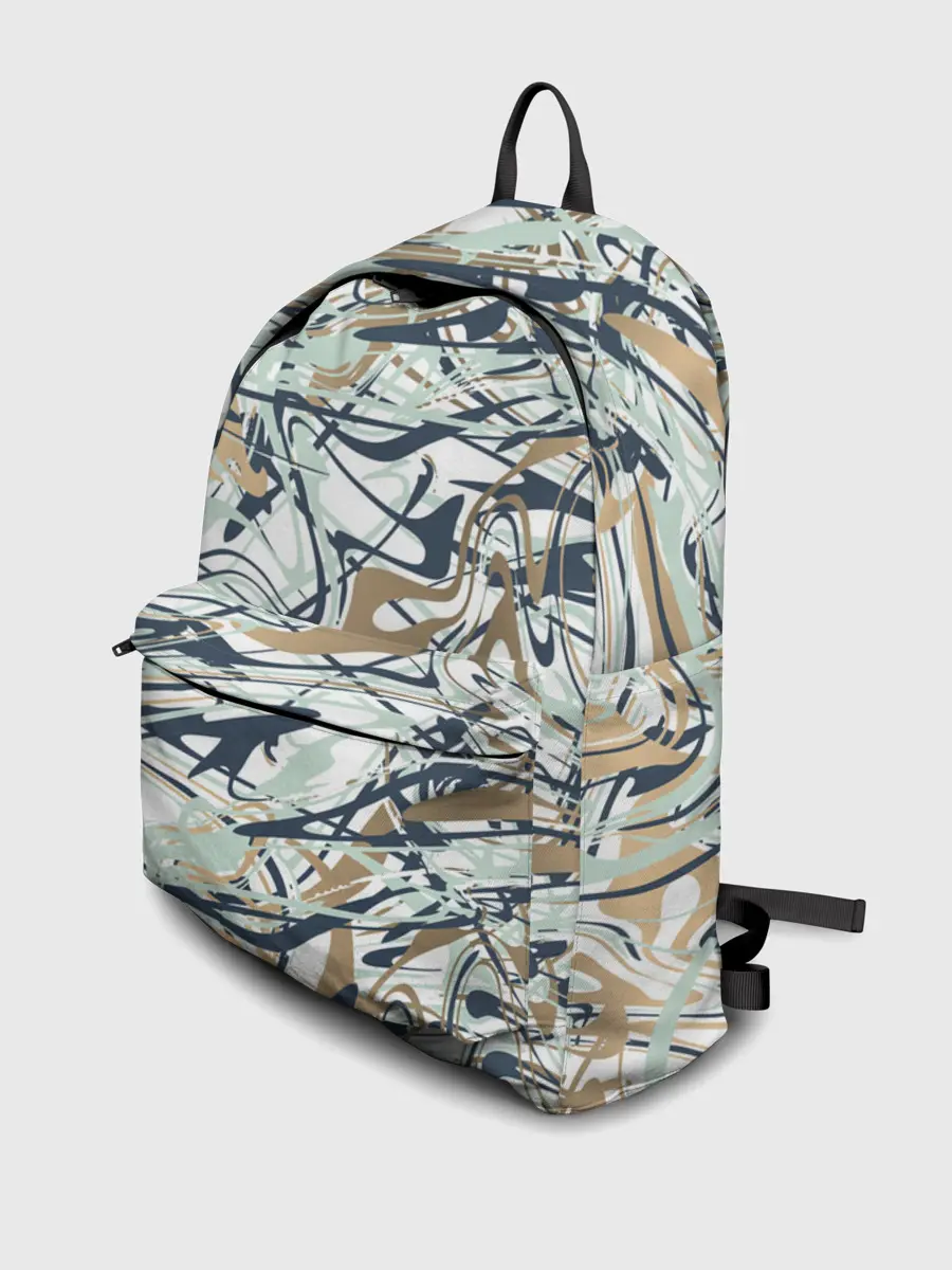 Рюкзак джинсовый / Узор красками