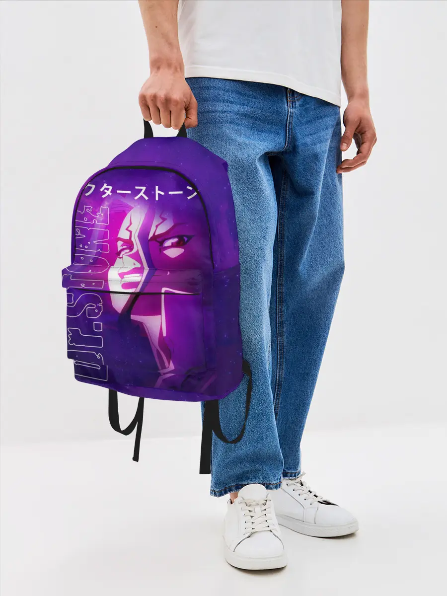 Рюкзак джинсовый / Доктор Стоун