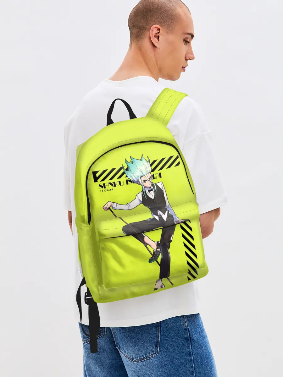 Рюкзак джинсовый / Доктор Стоун