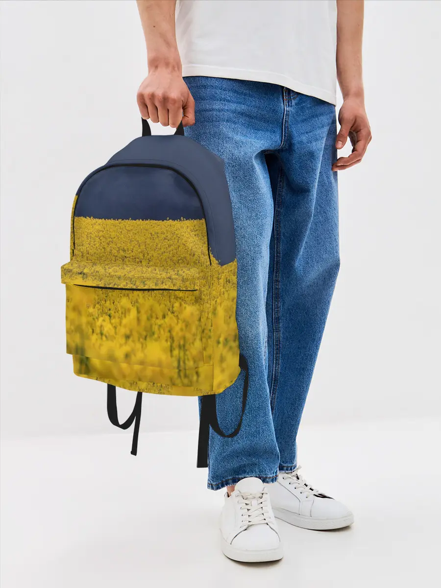 Рюкзак джинсовый / Рапсовое поле