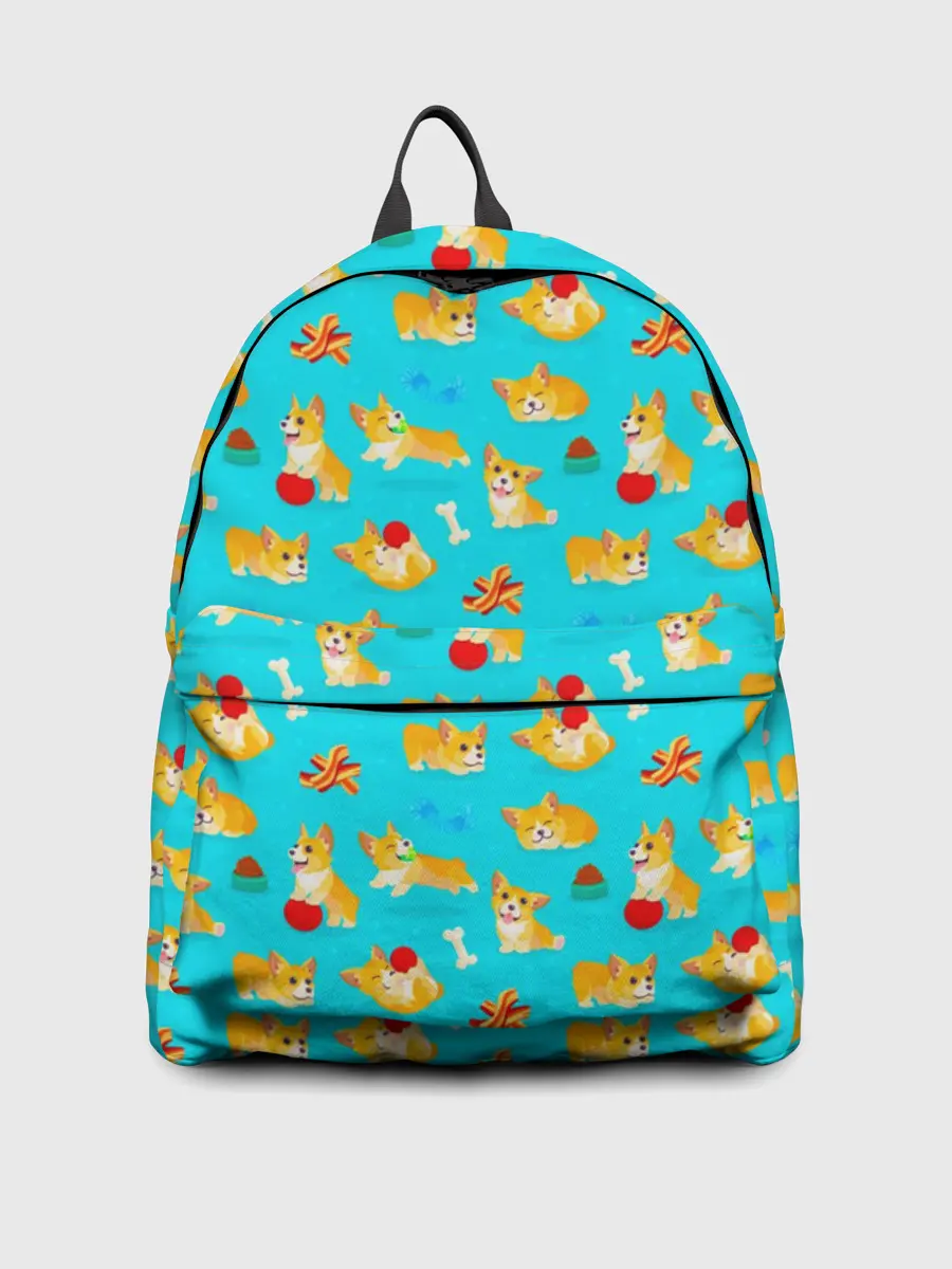 Рюкзак джинсовый / Корги