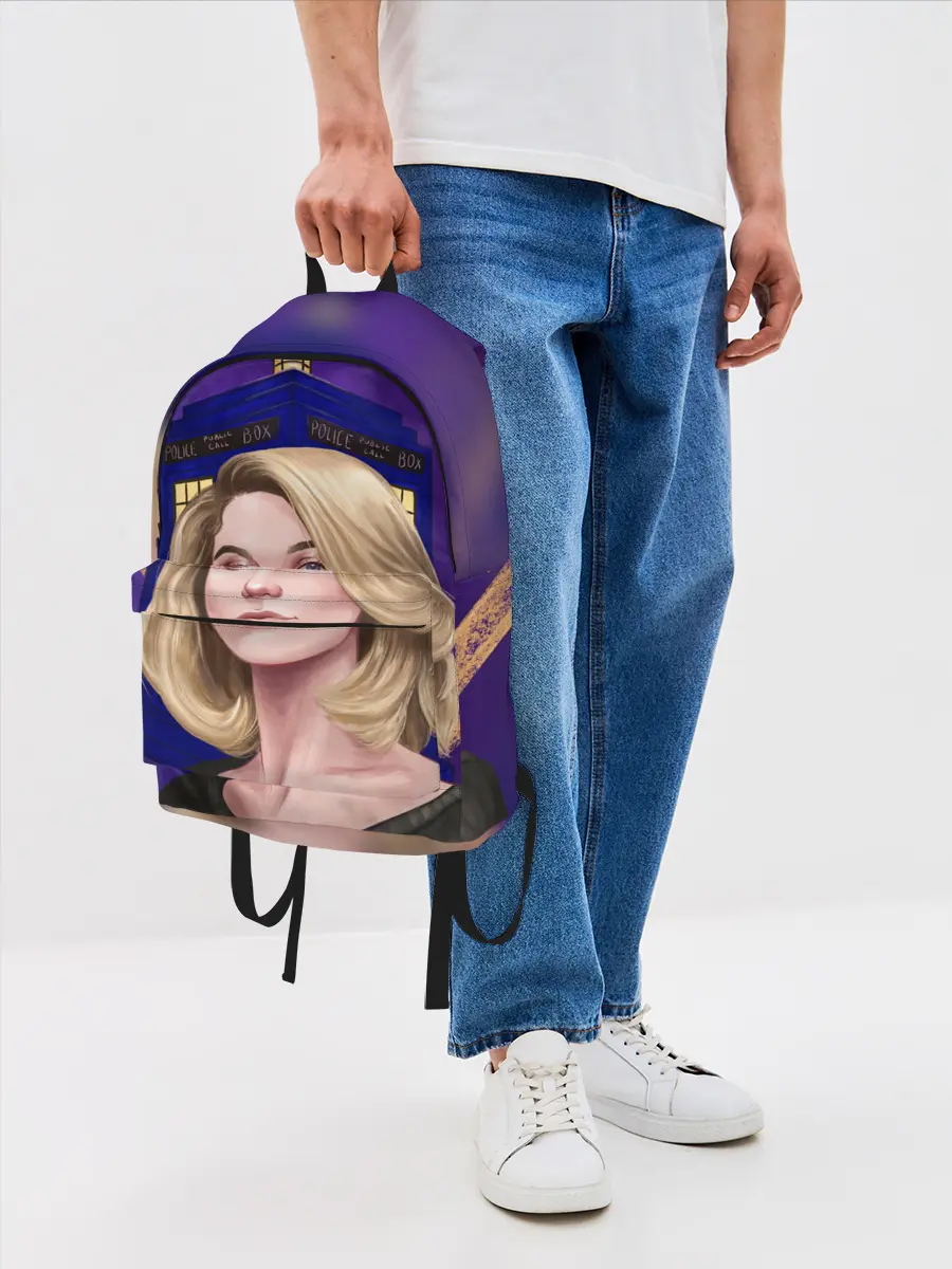 Рюкзак джинсовый / ДОКТОР КТО