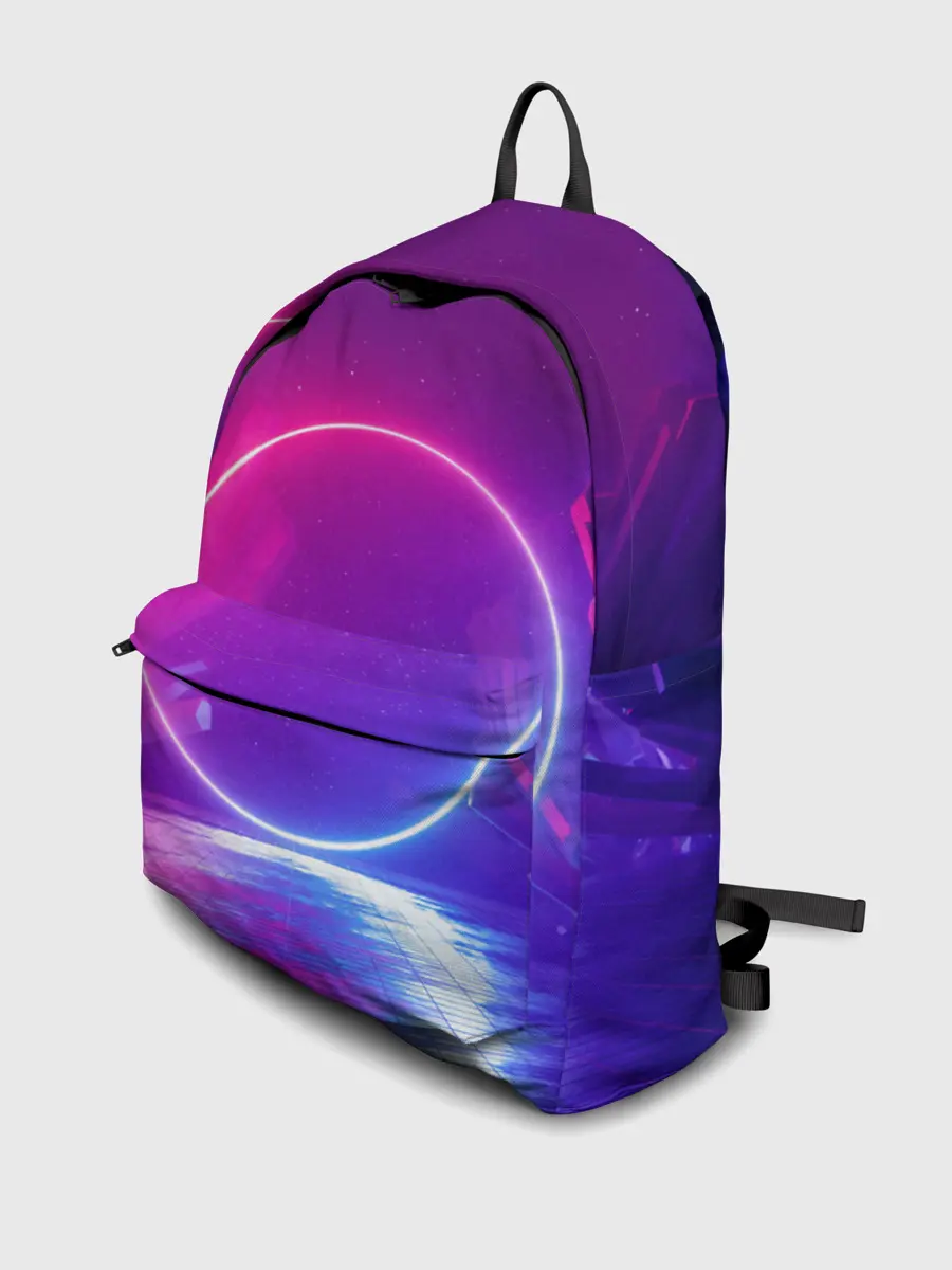 Рюкзак джинсовый / НЕОНОВЫЙ КРУГ